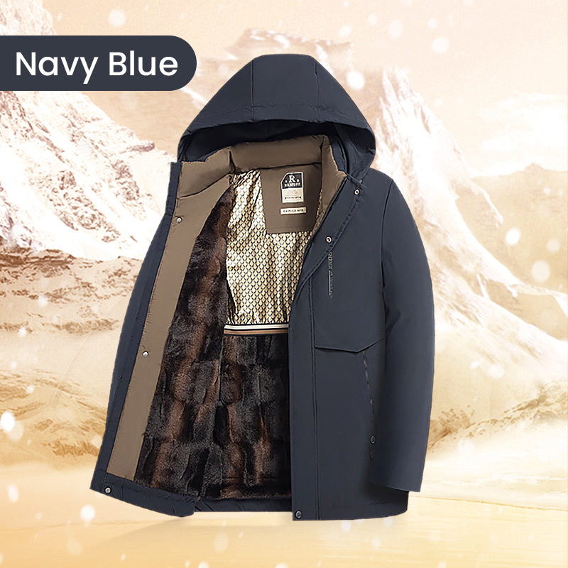 Men’s Thermal Hooded Parka Coat