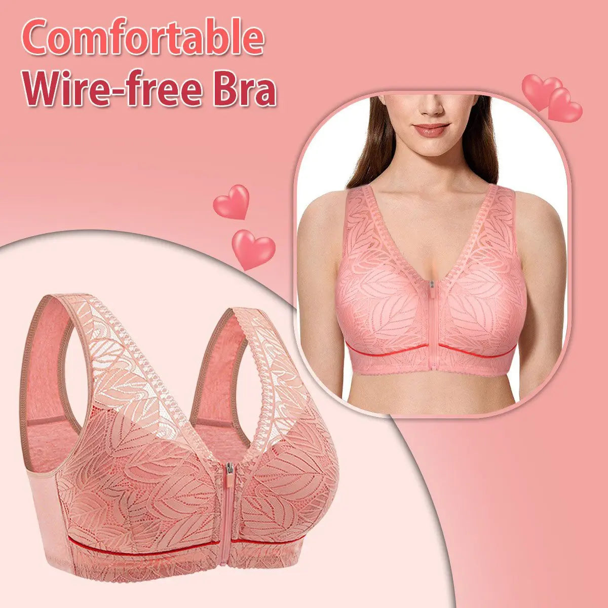 🪄✨50% OFF Flash Sale🔥 - Wireless Front Close Bras