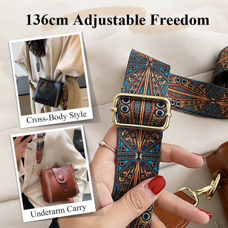 👜Vintage Fashion Bag with Adjustable Wider Shoulder Strap