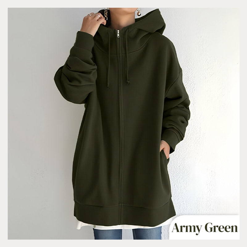 💥Limited Time Special Offer 50% off🔥Women's Autumn/Winter Zipper Hooded Sweater