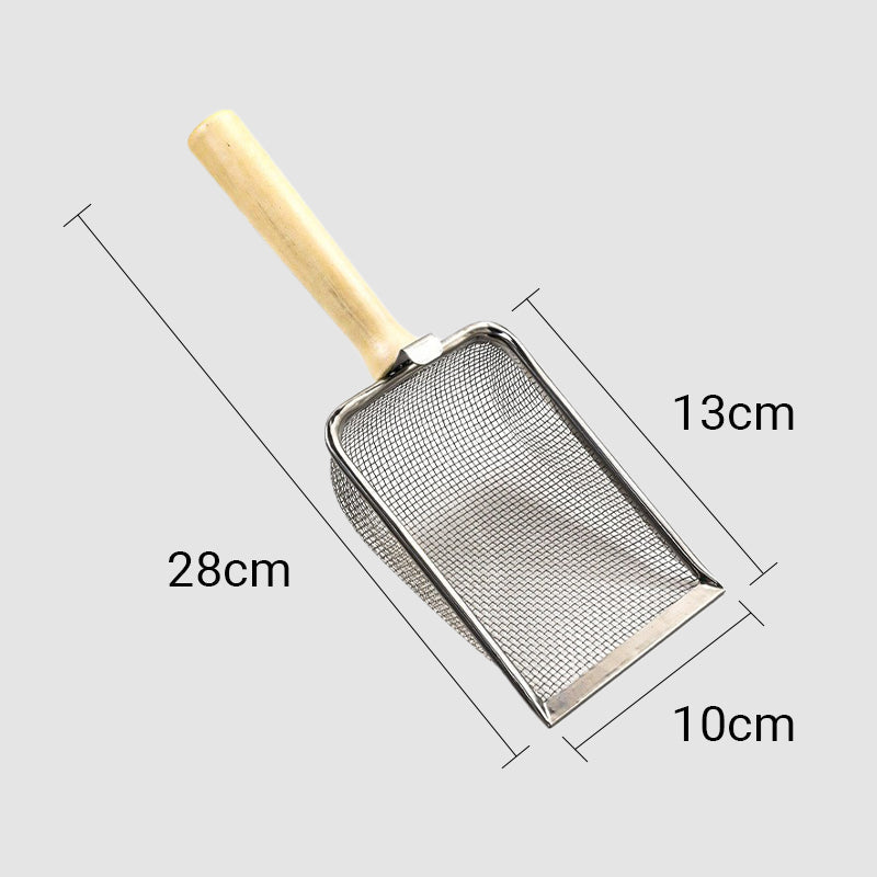 Stainless Steel Mesh Cat Litter Scoop