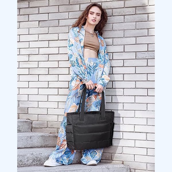 👜 Lightweight Puffy Tote Bag