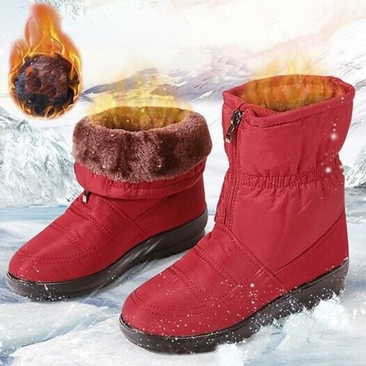 🔥LAST DAY SALE 49% OFF💥Women's Waterproof Snow Boots