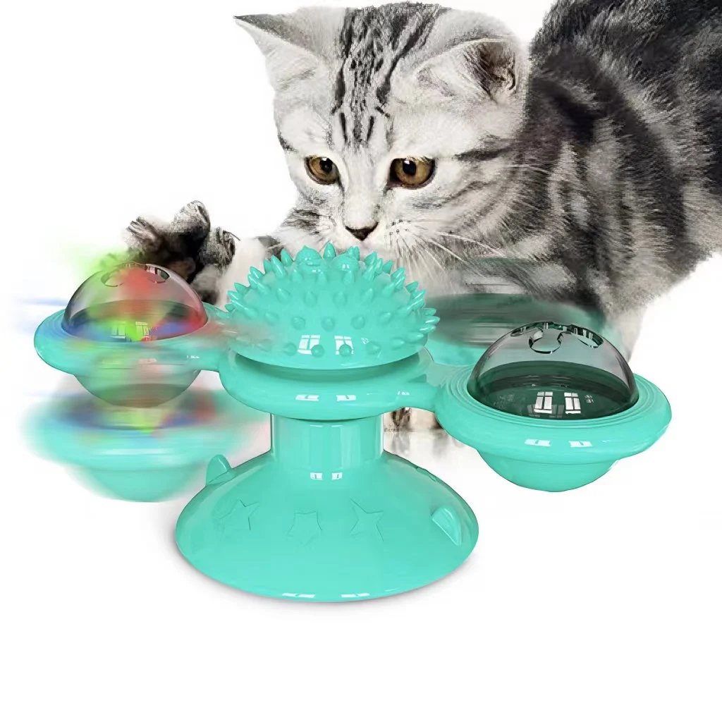 🔥BIG SALE - 49% OFF🔥🔥 Interactive Windmill Cat Toys with Catnip