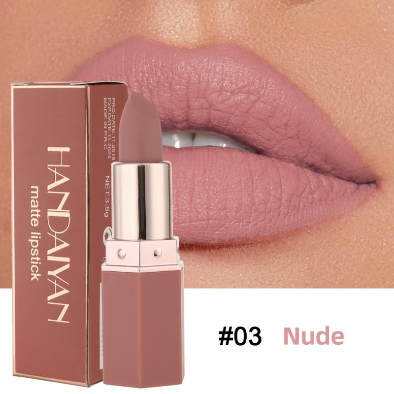 6 Colors Deep Moisturizing Matte Lipstick