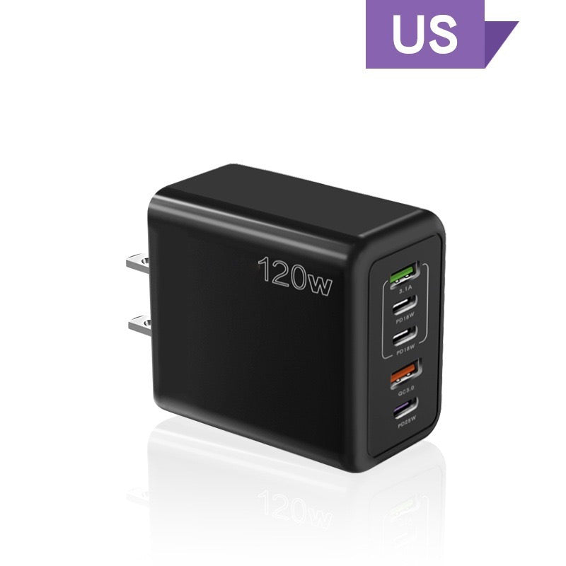 120W Fast Charger with 5 Ports⚡