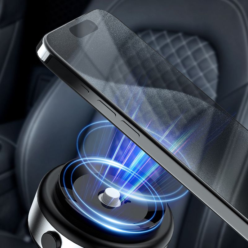 Car Electric Suction Cup Magnetic Phone Holder