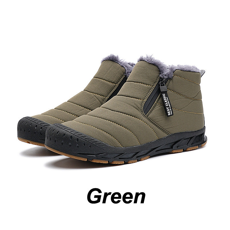 🎅Christmas Pre-sale🎁Winter Warm Faux Fur Lined Waterproof Outdoor Snow Boots