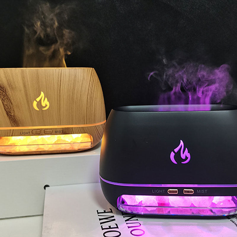 200ml Flame Essential Oil Diffuser with 7 Color Changing