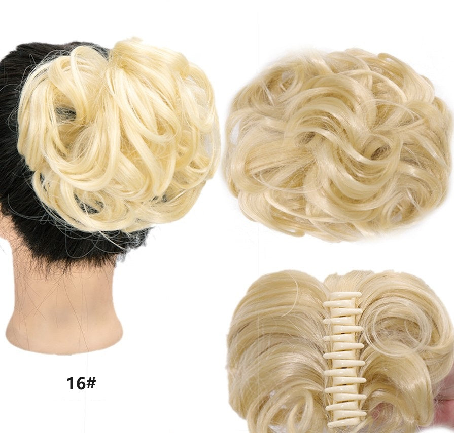 💥Hot Sale🍃Claw Clip Wig for Natural Hair Bun🔥Buy 2 Get 1 Free (3 Pcs)