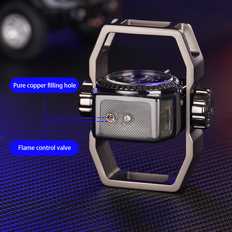 🔥Hot Sale🔥Windproof Watch Lighter with Decompression Gyro Design