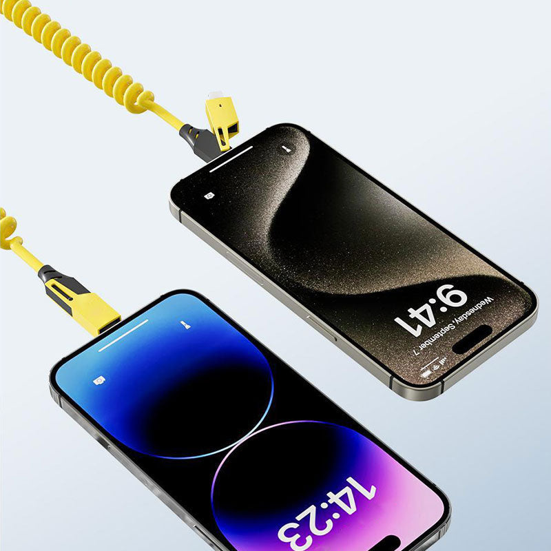 4-in-1 Coiled Charging Cable