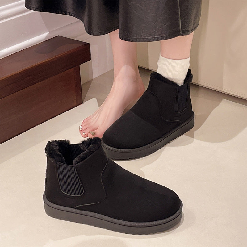 Women's Thick Sole Warm Snow Ankle Boots