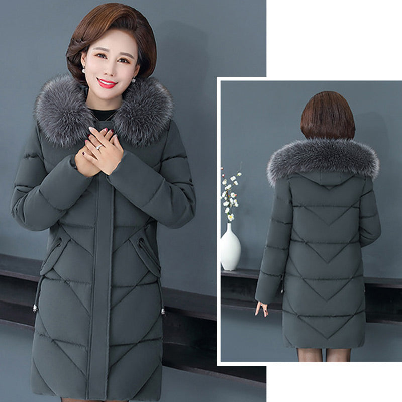 Women's Warm Hooded Cotton-Padded Jacket