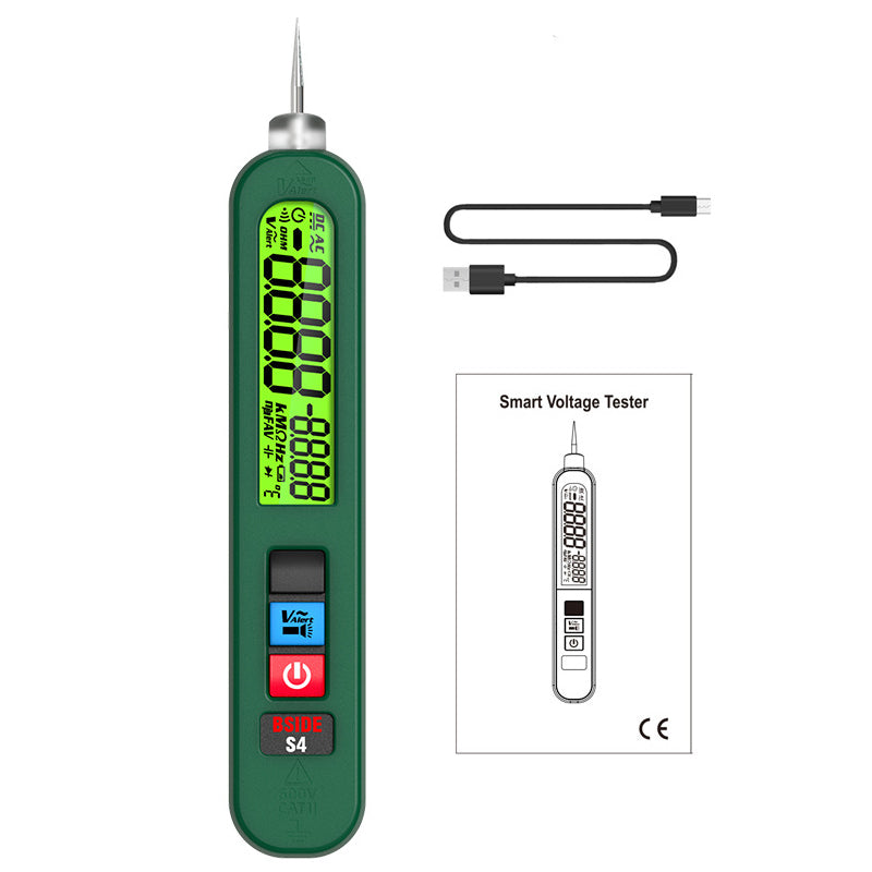 Non-Contact Voltage Tester Pen with LCD Display