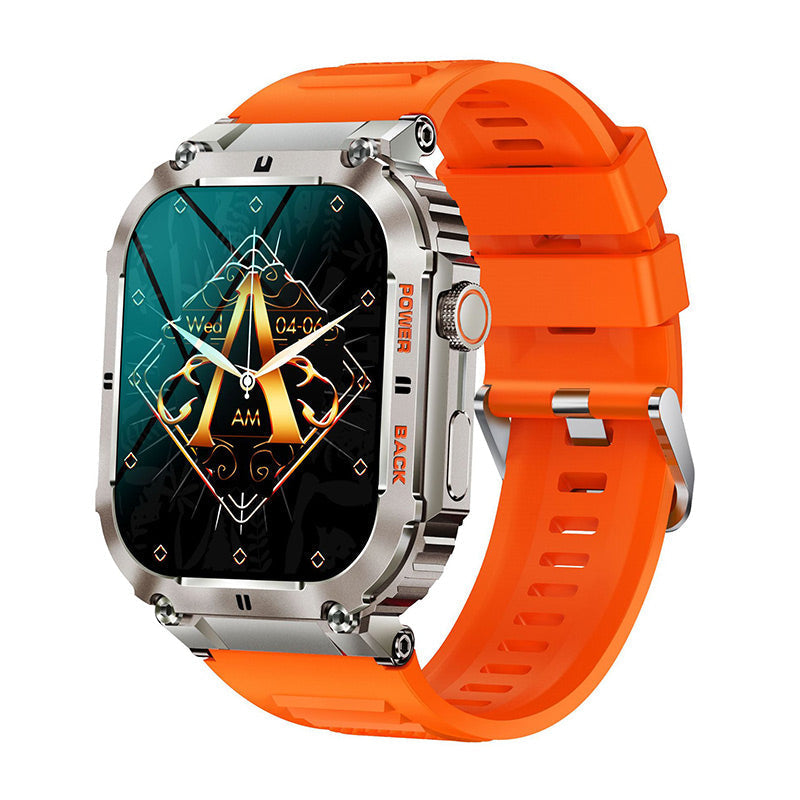 Waterproof Tactical Fitness Bluetooth Smartwatch