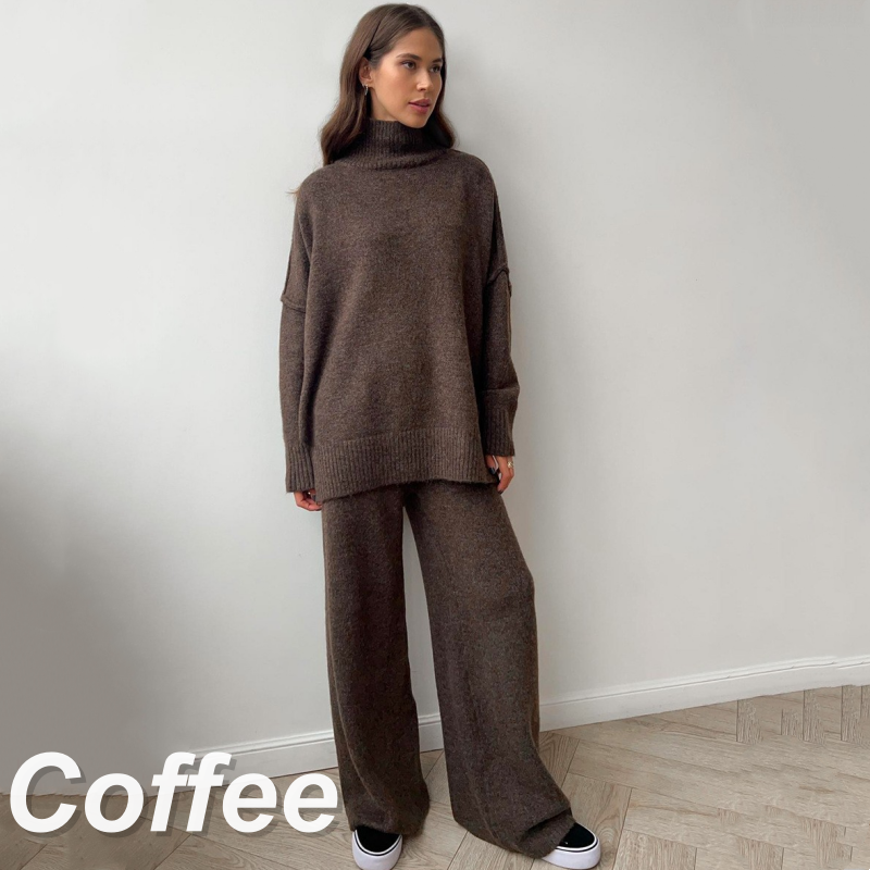 Women's Casual Loose Knit 2-Piece Set