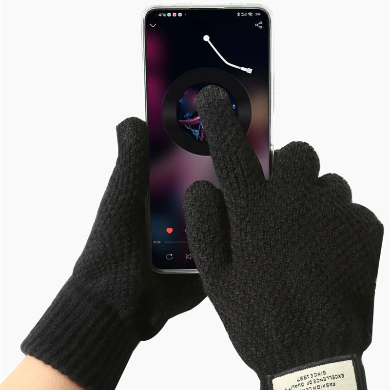 USB Rechargeable Electric Heated Knitted Gloves