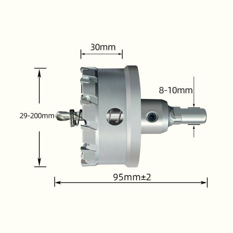 🎄🎅Christmas special offer🎁 Carbide-Tipped Hole Cutter for Metal