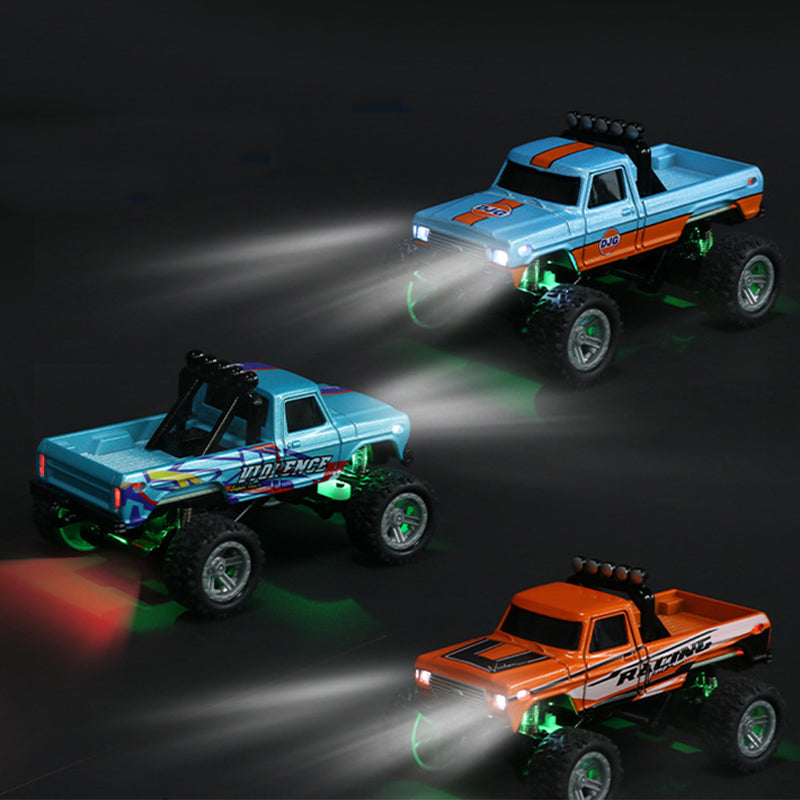 Alloy LED Lights Remote Control Car Model