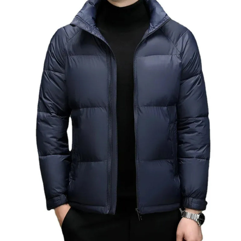 Men's Trendy Full-Zipper Front Warm Jacket