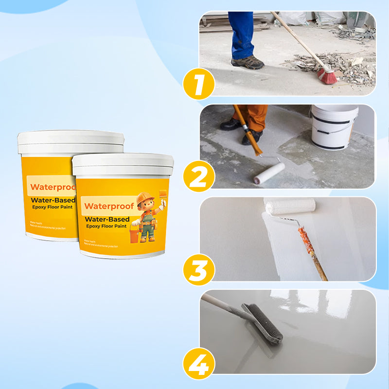 Waterproof Water-Based Epoxy Floor Paint