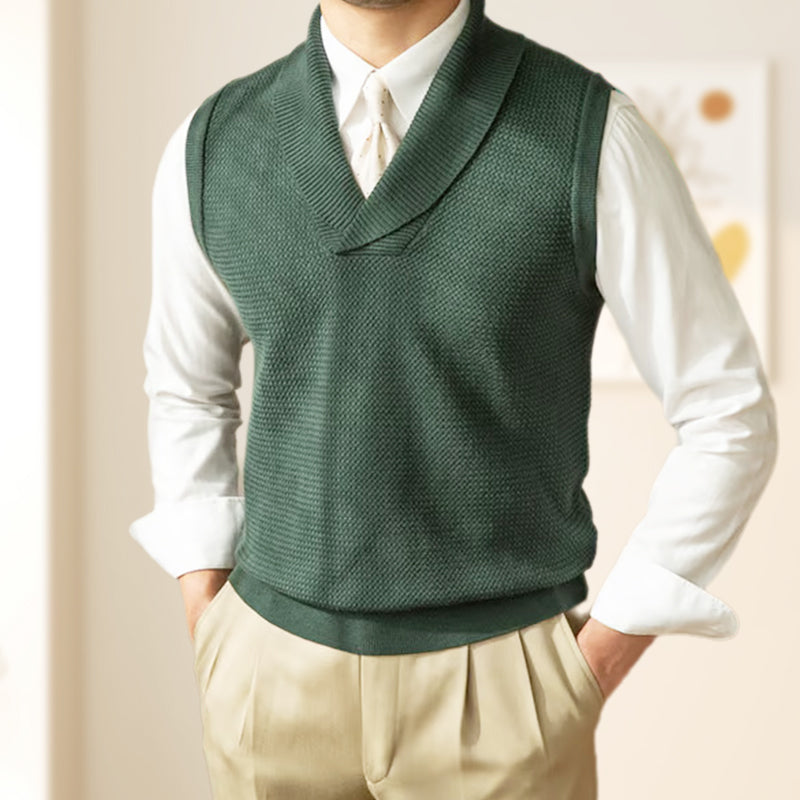 🎅Christmas Sale - 50% OFF🎅 Men's Slim Fit Elegant Knit Vest