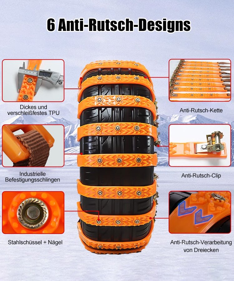 Non-slip Tire Chain for Cars