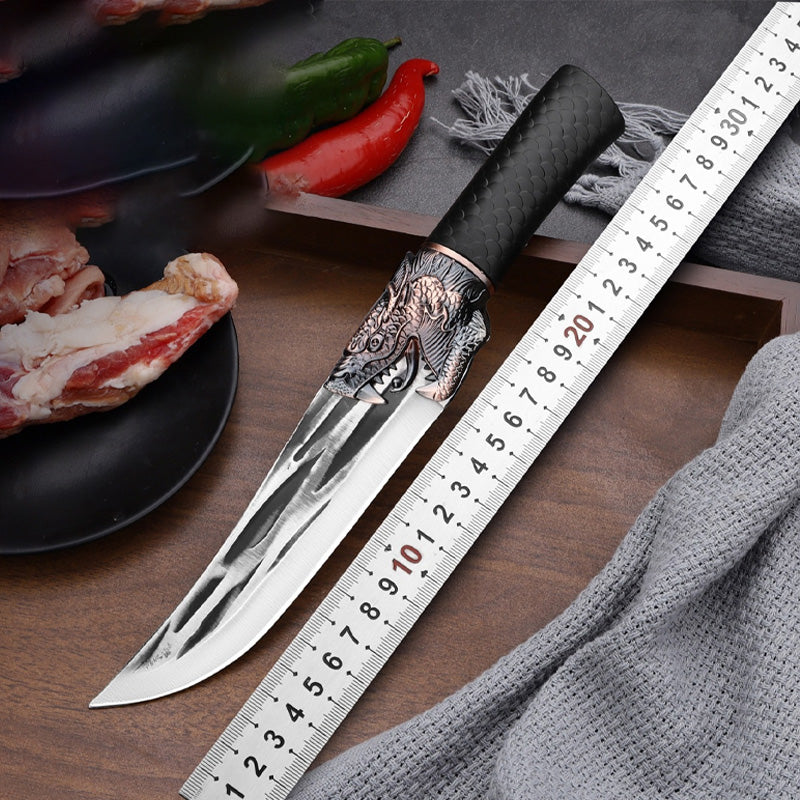 🔥Christmas special🎁🎄Bone-cutting Knife with Dragon Decoration and Scabbard