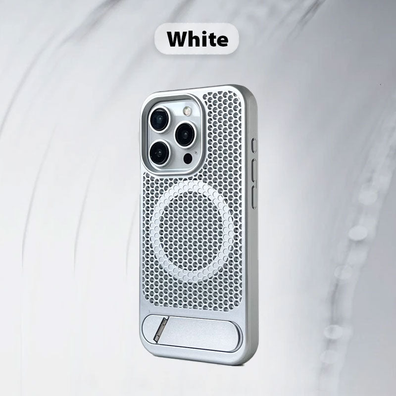 Magnetic Heat-dissipation Phone Case with Kickstand for iPhone