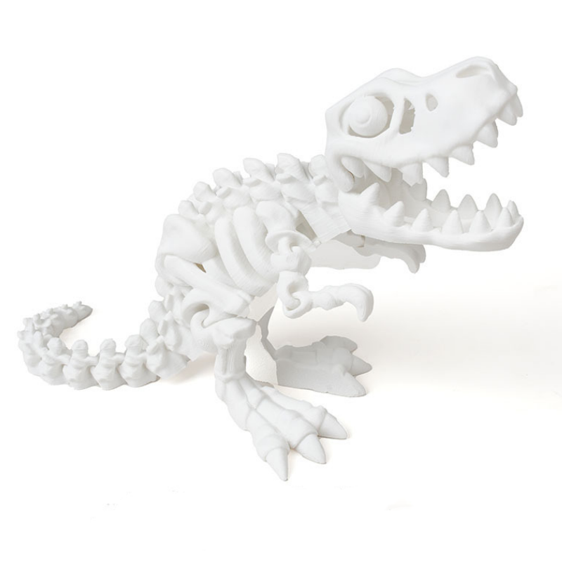 Colorful 3D Printed Dinosaur Toy