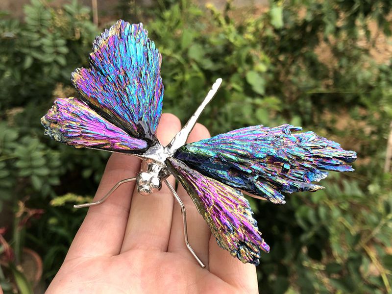 Aura Tourmaline Kyanite Dragonfly