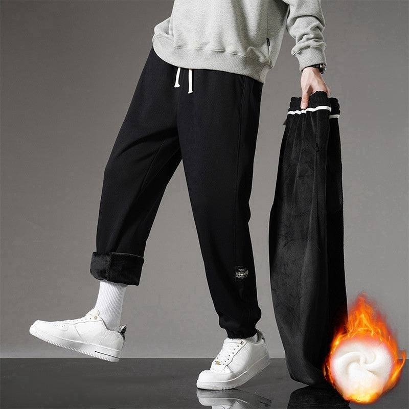 Men's Casual Thickened Warm Lined Sweatpants