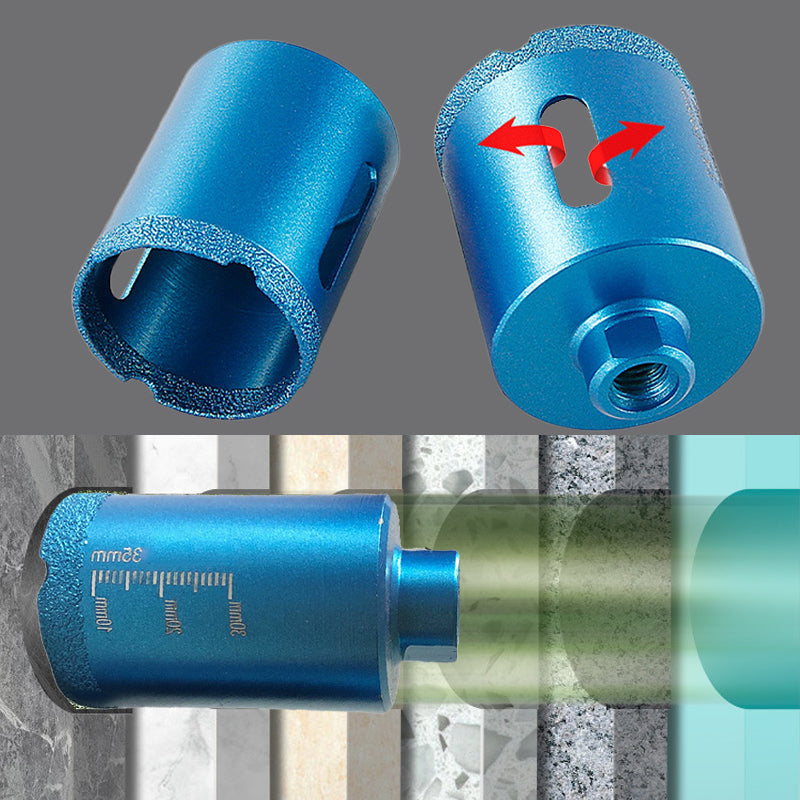 Angle Grinder Diamond Drill Bit for Expanding Holes in Stone Countertop