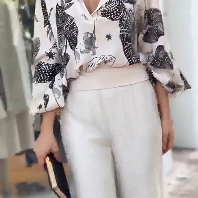 🎉Happy New Year! 50% OFF 🛍️Women’s 2-Piece Outfit Button-Down Shirt & Pants