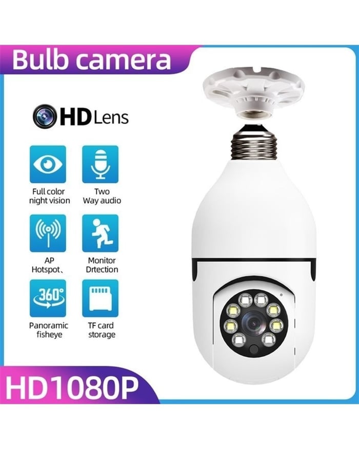 🔥2025  Hot Sale 50% off🔥Wireless Wifi Light Bulb Camera Security Camera