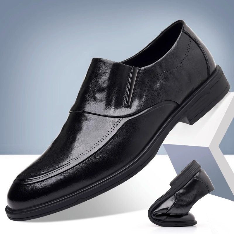 Men's Business Casual Slip-On PU Leather Shoes