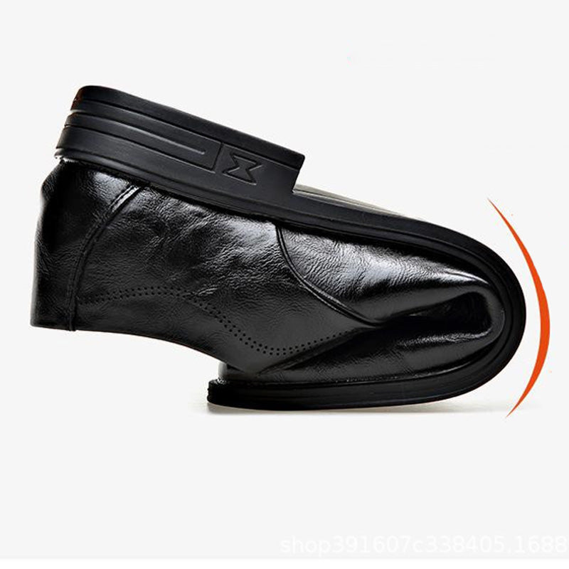 Men's Business Casual Slip-On PU Leather Shoes