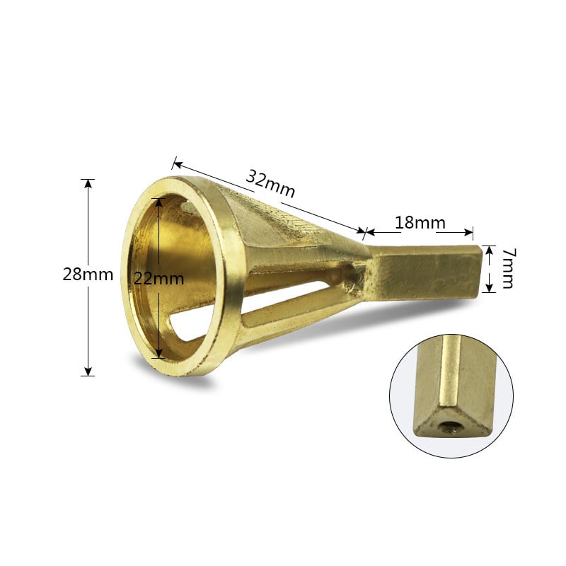 Stainless steel deburring tool