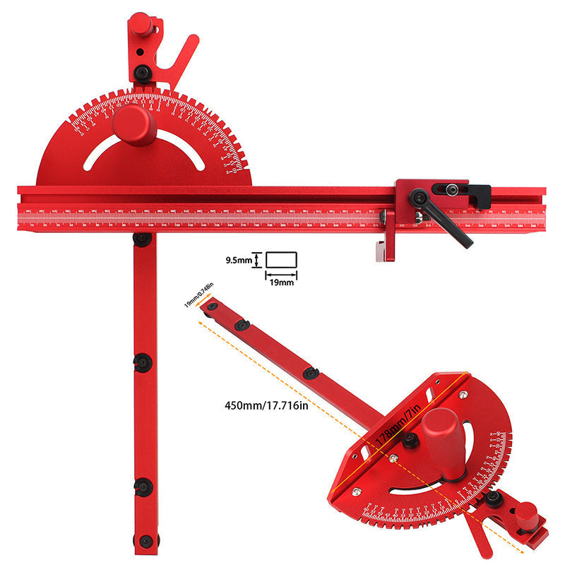 Precision Aluminum Miter Gauge