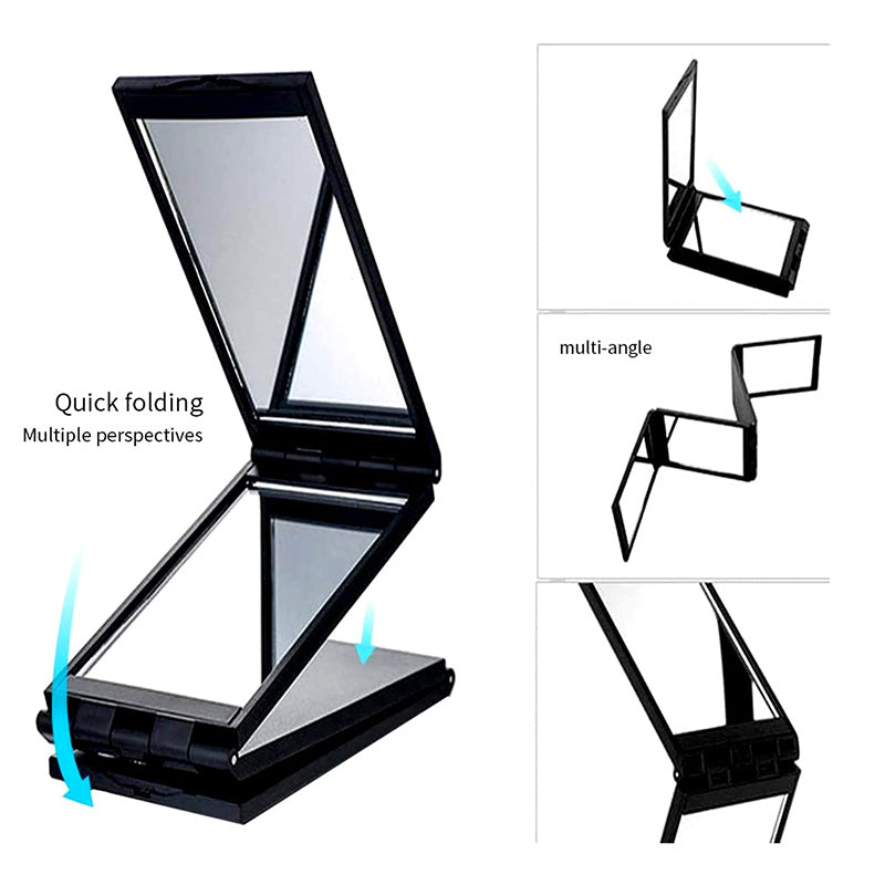 Multi Angle Folding Mirror for Self Haircutting -  Head Back View Available