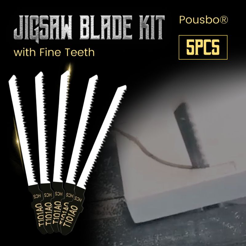 Jigsaw Blade Kit with Fine Teeth