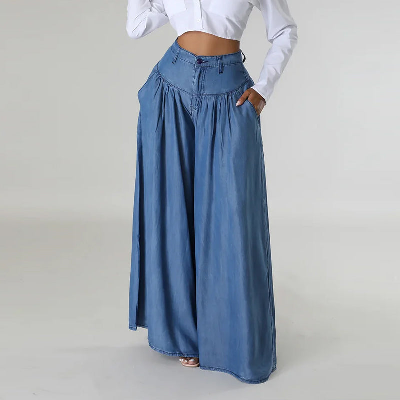 🌸NEW HOT SALE 49% OFF✨ Women's High-Waisted Wide-Leg Pants 💃