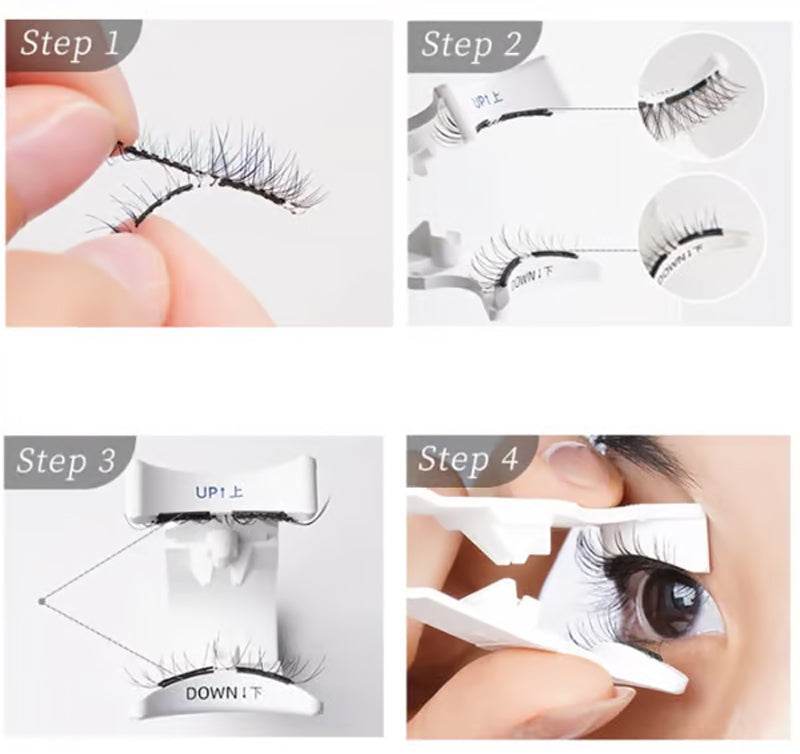 Natural-Looking Soft Magnetic False Eyelashes